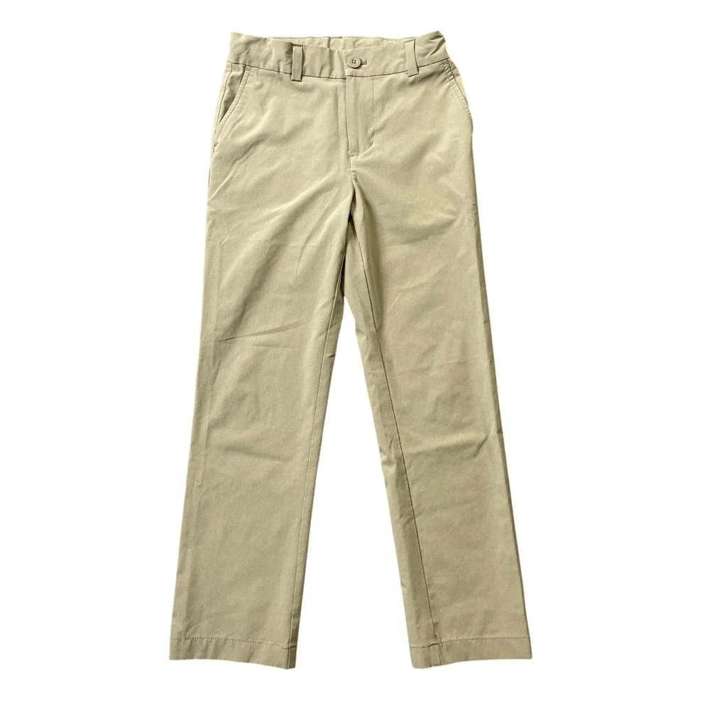 Vineyard Vines 10 Boys Performance Beige Polyester Blend Pockets